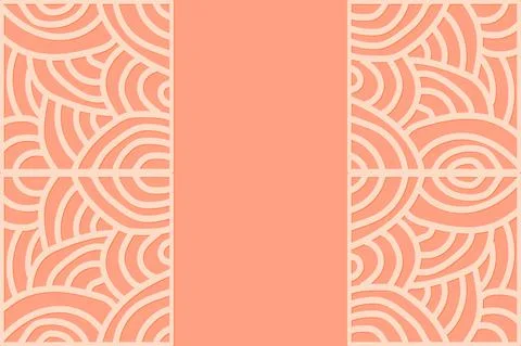 Vector creative pattern with hand-drawn abstract circles and lines イラスト素材