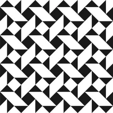 Vector creative seamless geometric pattern. Textile striped black and white イラスト素材