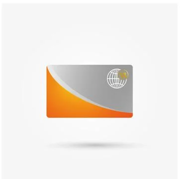 Vector Credit Card isolated Stock Illustration