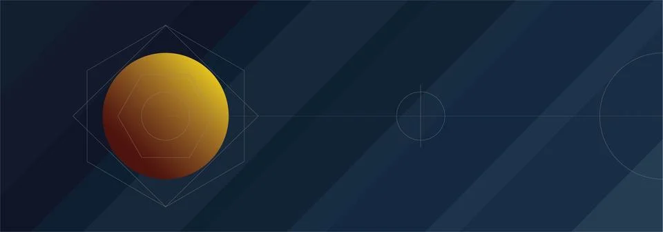 Vector crescent moon. Abstract polygonal wireframe moon illustration on dark  Stock Illustration