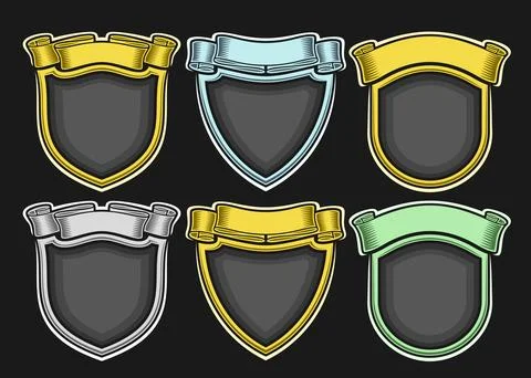 Vector Crests Set Stock Illustration