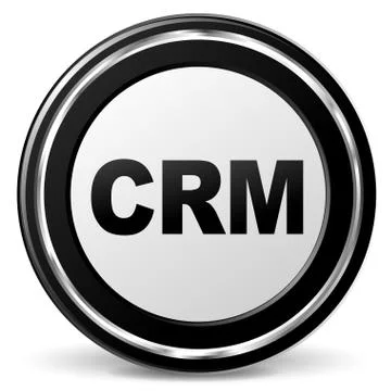 Vector crm icon Stock Illustration