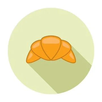 Vector croissant icon Stock Illustration
