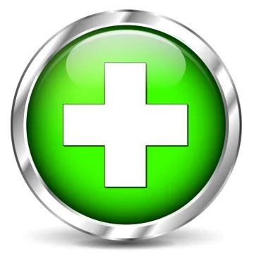 Vector cross icon Stock Illustration