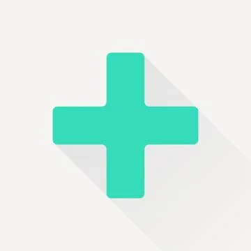 Vector cross icon Stock Illustration