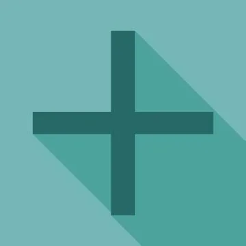 Vector cross icon Stock Illustration