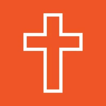 Vector cross icon Stock Illustration