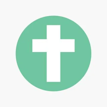 Vector cross icon Stock Illustration