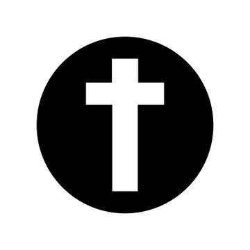 Vector cross icon Stock Illustration