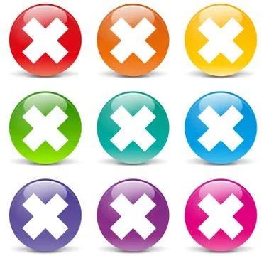 Vector cross icons Stock Illustration