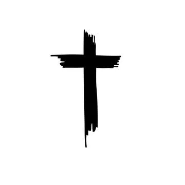 Vector cross silhouette Vector stock illustration Stock Illustration