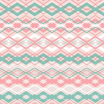 Vector cross zigzag seamless pattern 스톡 일러스트