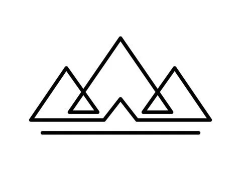 Vector crown icon aesthetics. thin line sign. Outline Crown Isolated Contour  Stock Illustration