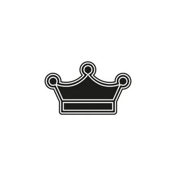 Vector Crown king illustration, royal queen illustration isolated Illustrazione stock