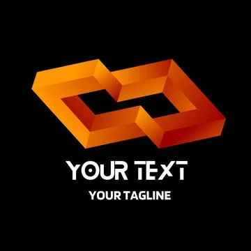 Vector crystal geometric abstract icon, logo for your company isolated Illustrazione stock