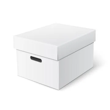 Vector cubic box template. Иллюстрация