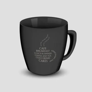 Vector cup mockup Stock Illustration