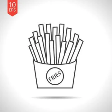 Vector cupcake icon Stock Illustration