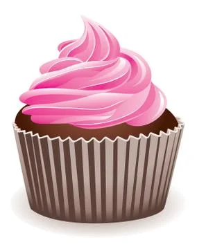 Vector  cupcake Illustrazione stock