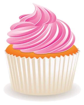 Vector cupcake Stock Illustration