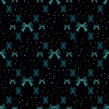 Vector cute abstract bow tie seamless pattern background Stock Illustration