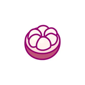 Vector cute drawn fruit clipart Illustrazione stock