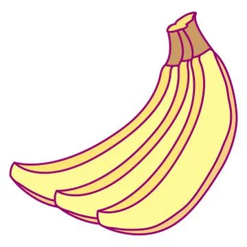 Vector cute drawn fruit clipart Stock Illustration