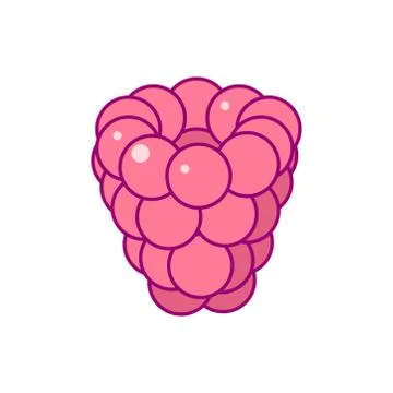 Vector cute drawn fruit clipart Stock Illustration