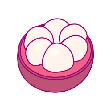 Vector cute drawn fruit clipart Stock Illustration