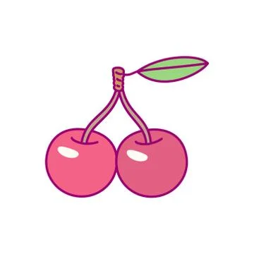 Vector cute drawn fruit clipart Stock Illustration