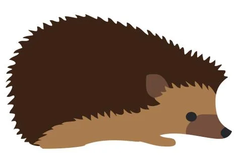 Vector Cute Hedgehog Stock Illustration