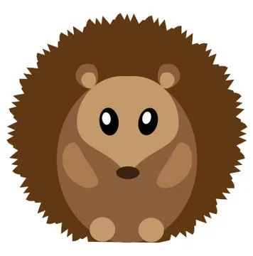 Vector Cute Hedgehog Stock Illustration
