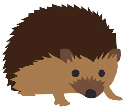 Vector Cute Hedgehog Stock Illustration