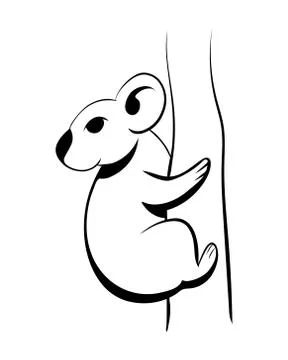 Vector of a cute koala eps 10 Stock Illustration