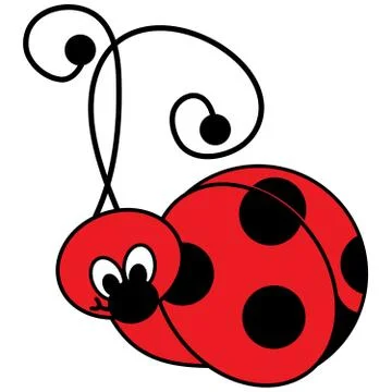 Vector of Cute Ladybug Illustration イラスト素材