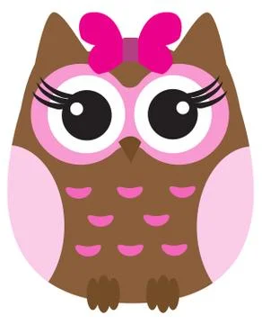 Vector Cute Owl Stock Illustration