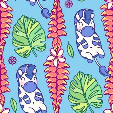 Vector cute seamless pattern art イラスト素材