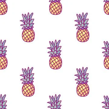 Vector cute seamless pattern art Stock Illustration