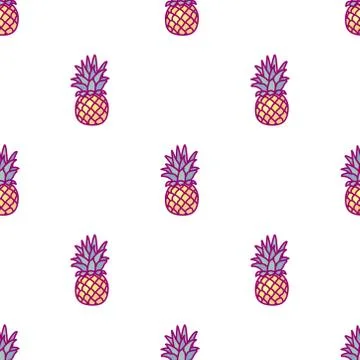 Vector cute seamless pattern art Stock Illustration