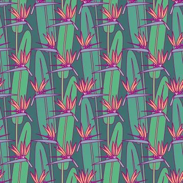Vector cute seamless pattern art Illustrazione stock