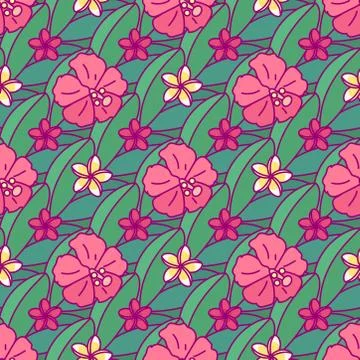 Vector cute seamless pattern art Illustrazione stock