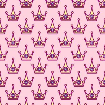 Vector cute seamless pattern Stock Illustration