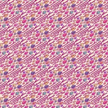 Vector cute seamless pattern Illustrazione stock