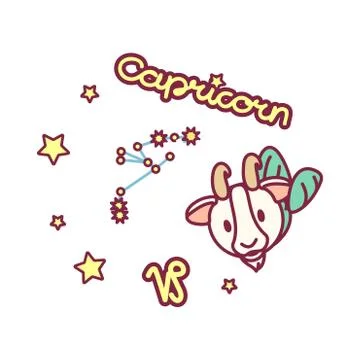 Vector cute Zodiac sign Stock Illustration