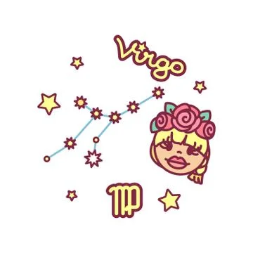 Vector cute Zodiac sign Stock Illustration