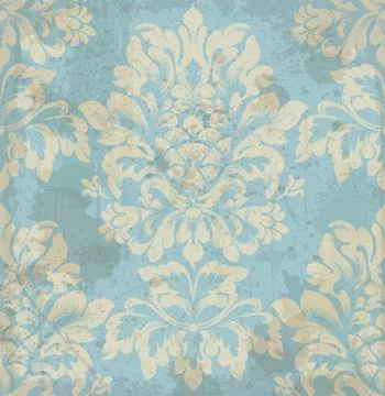 Vector damask pattern element. Classical luxury old fashioned ornament, royal 스톡 일러스트