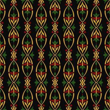 Vector damask seamless pattern background gold oval curve cross frame flower 스톡 일러스트