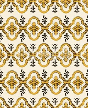 Vector damask seamless pattern background curve cross round frame chain flowe 스톡 일러스트