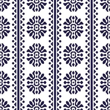 Vector damask seamless pattern background spiral curve round cross flower tir 스톡 일러스트