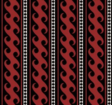 Vector damask seamless pattern background round curve spiral geometry cross f Stock Illustration